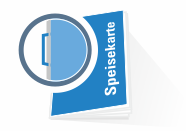 Geheftete Speisekarte bestellen Speisekarte geheftet konfigurieren