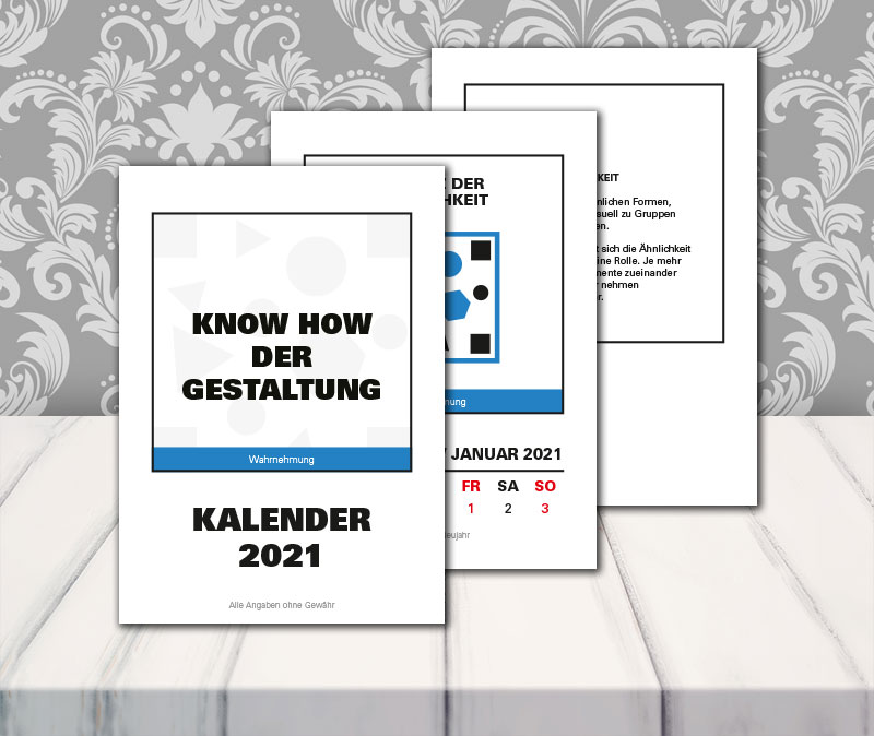 Vergrößerung zum Motiv 'Motiv 138: Instagram-Monatskalender KnowHow Wahrnehmung'