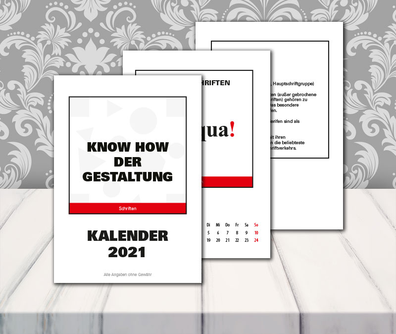 Vergrößerung zum Motiv 'Motiv 139: Instagram-Monatskalender KnowHow Schriften'