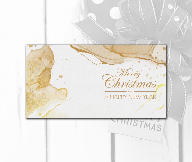 Vorschaugrafik zum Motiv 'Motiv 165: Anhänger - Merry Christmas and a happy New Year'