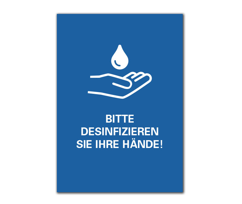 Vergrößerung zum Motiv 'Motiv 6: Hände desinfizeren'
