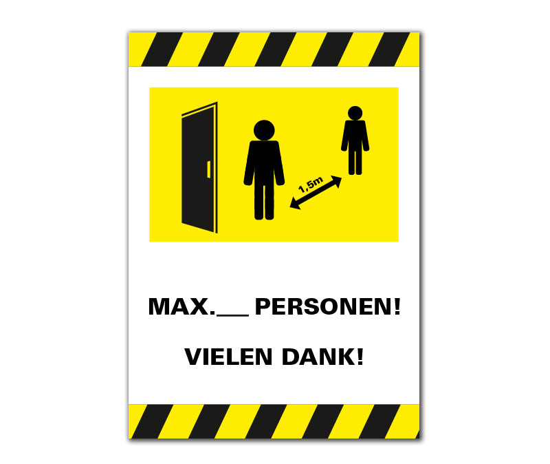 Vergrößerung zum Motiv 'Motiv 9: Max. Personen'