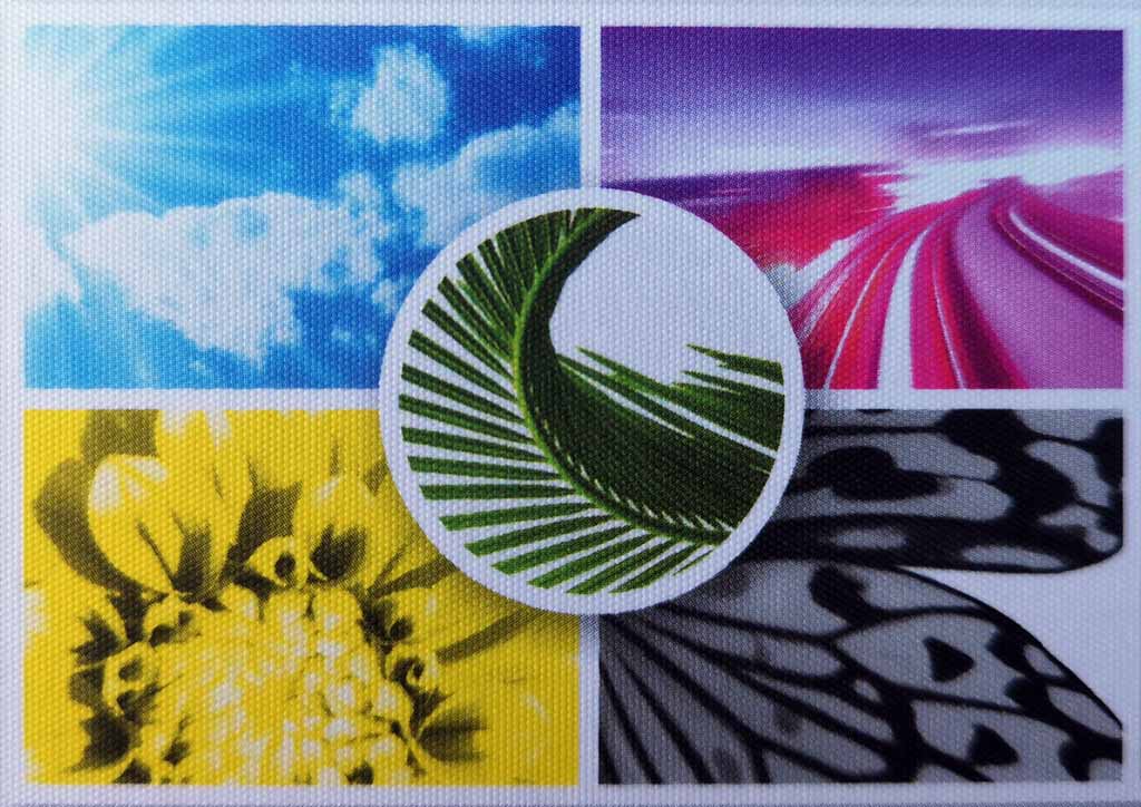 BEE! Papier weiß mit Wabenstruktur