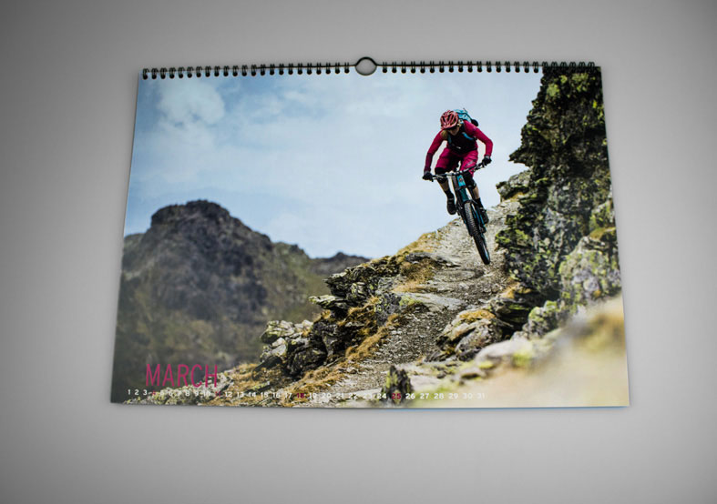 Beispiel Wandkalender Fahrrad Wandkalender zum aufhängen