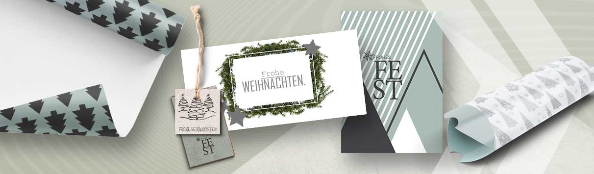 Weihnachtskarte drucken