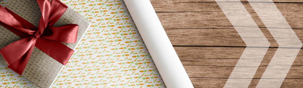 Geschenkpapier individuell bedrucken