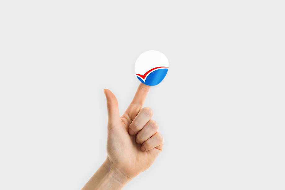 Rundes individuell gestaltetes Aufkleberdesign – Beispiel eines einzelnen Aufklebers