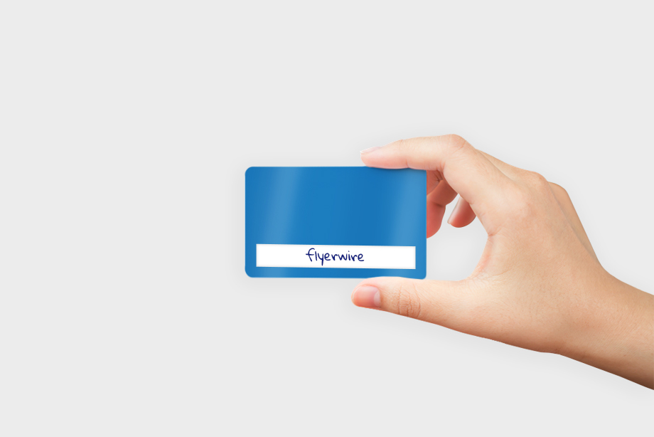 Individuell gestaltete Plastikkarte mit Schreibfeld zum Beschriften für Ausweise, Mitgliedskarten oder Besucherausweise