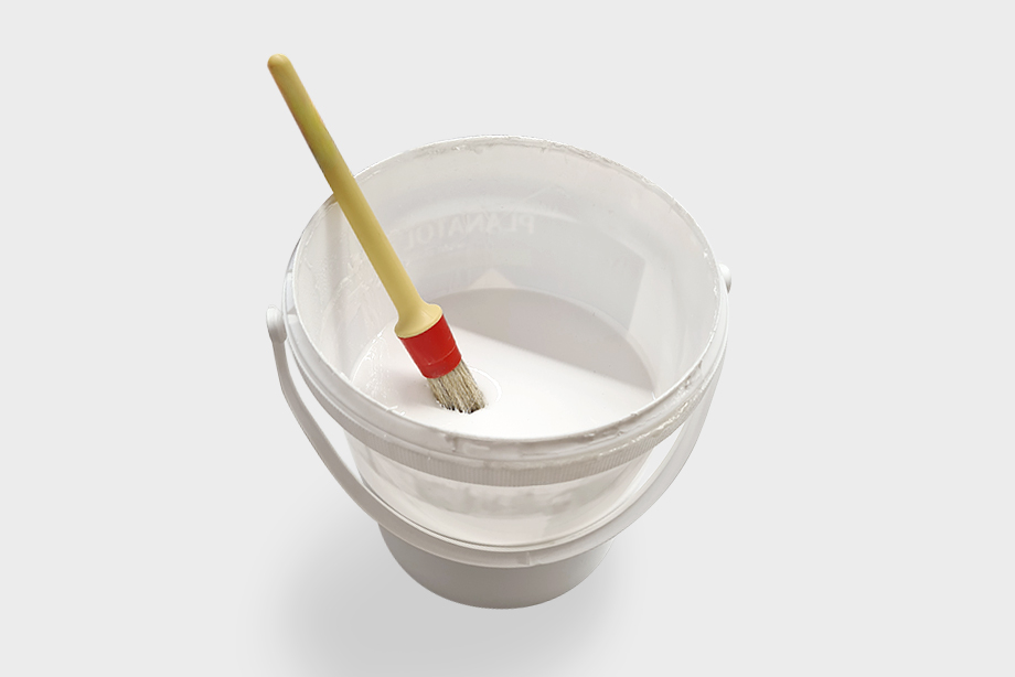 Leim für Schreibblöcke – Detailaufnahme der verwendeten Klebebindung