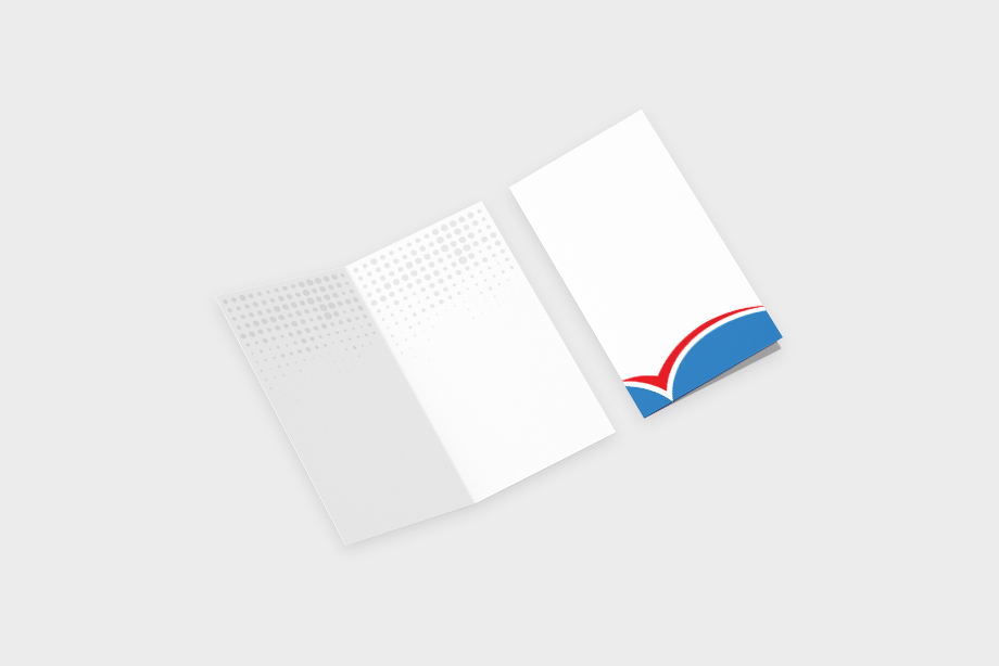 Klappkarten drucken – Beispiel für geschlossene und geöffnete Karte mit individuellem Design