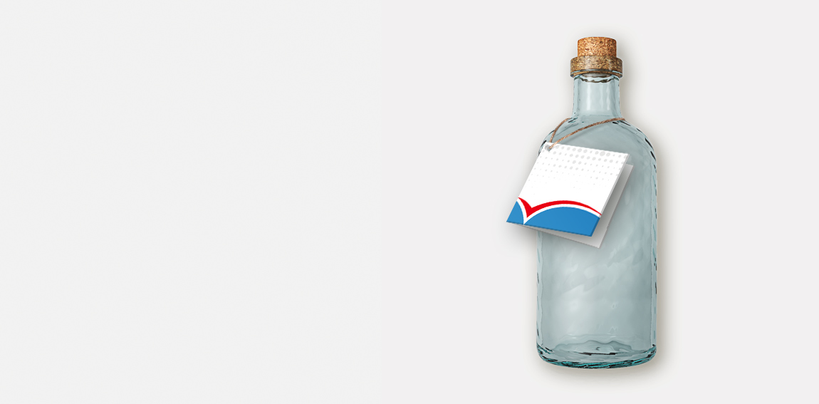 Flaschenanhänger drucken – individuell bedruckter Anhänger am Flaschenhals als Werbemittel