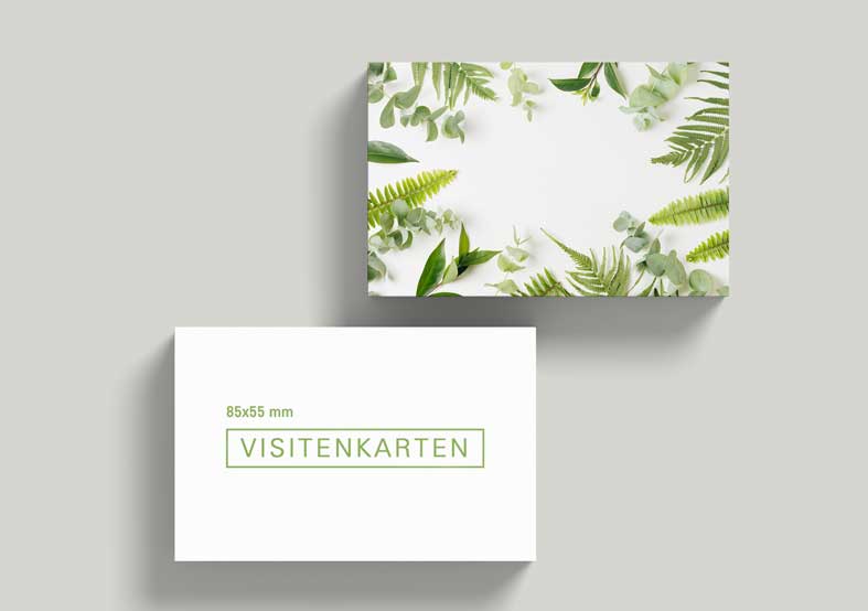 Visitenkarten Naturpapier Visitenkarten Naturpapier konfigurieren