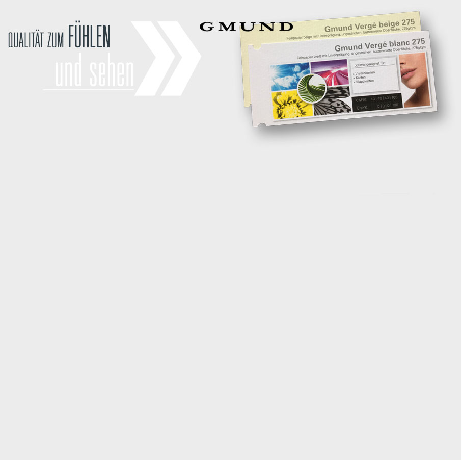Musteranforderung Gmund Verge