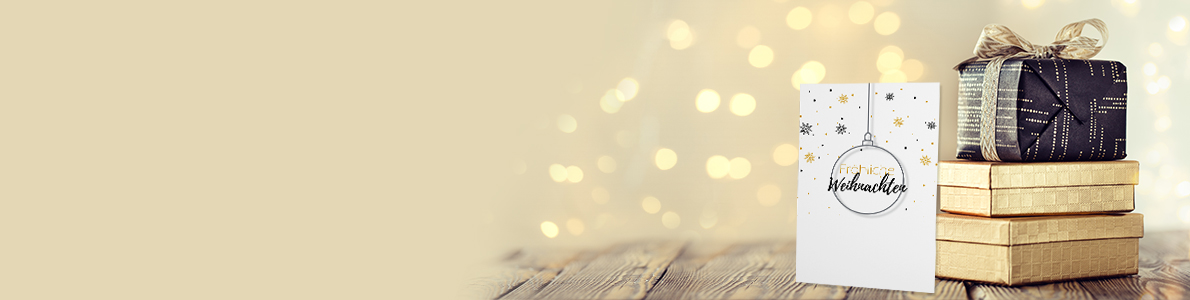 Fertige Weihnachtskarten bestellen