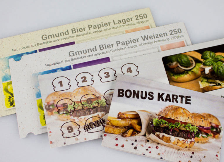 Bonuskarten Klappkarte