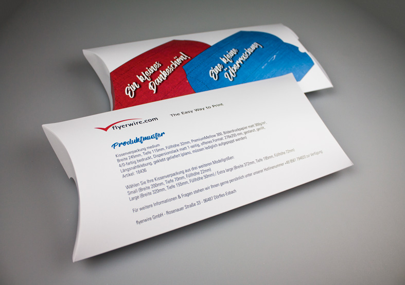 Kissenverpackung